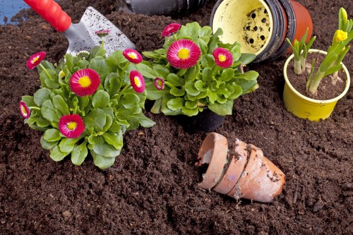 Person using accessible website features for Landscapers Archway